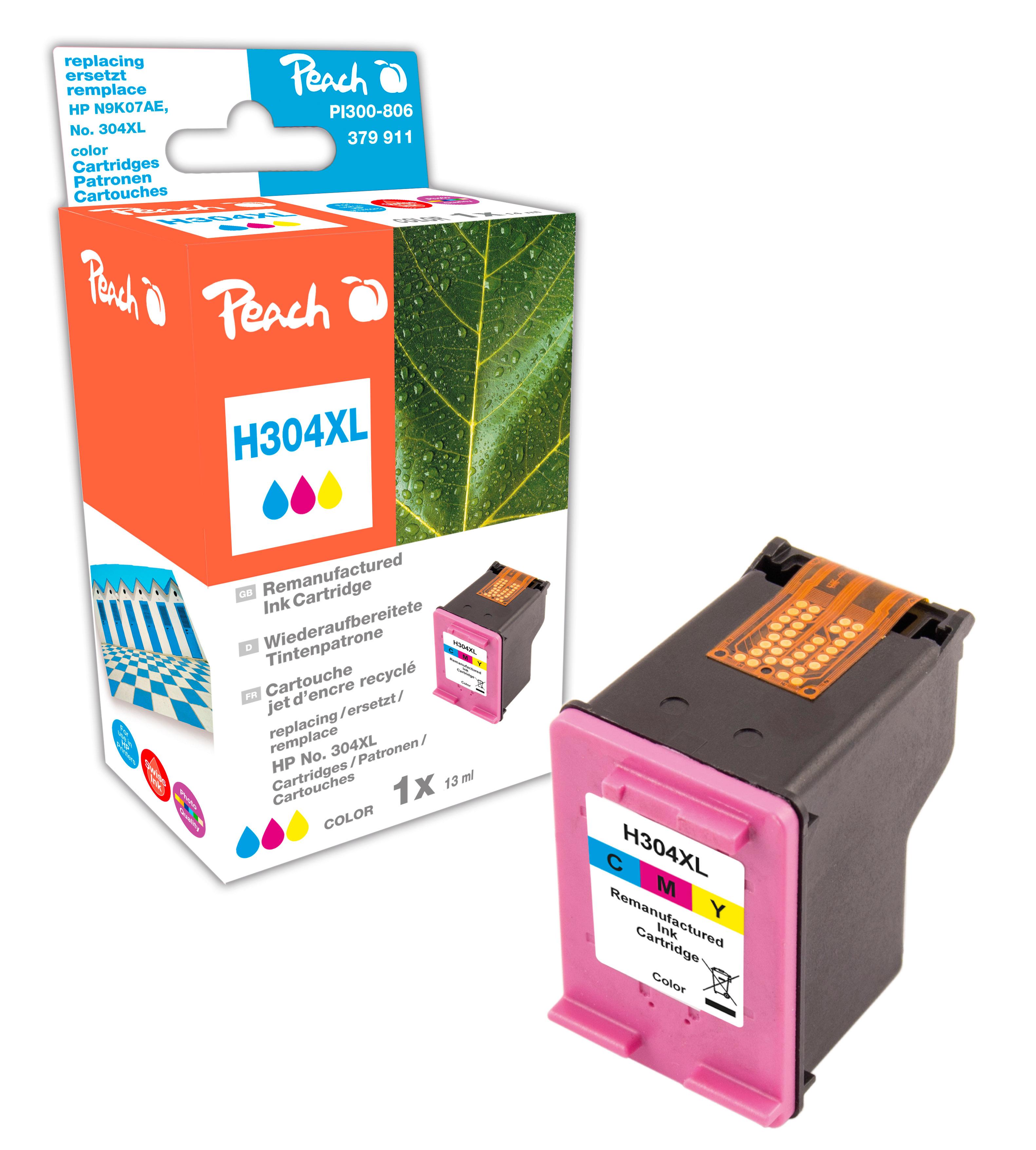 Peach Tinte color PI300-806 cartuccia d'inchiostro 1 pz Compatibile Resa elevata (XL) Ciano, Magenta, Giallo