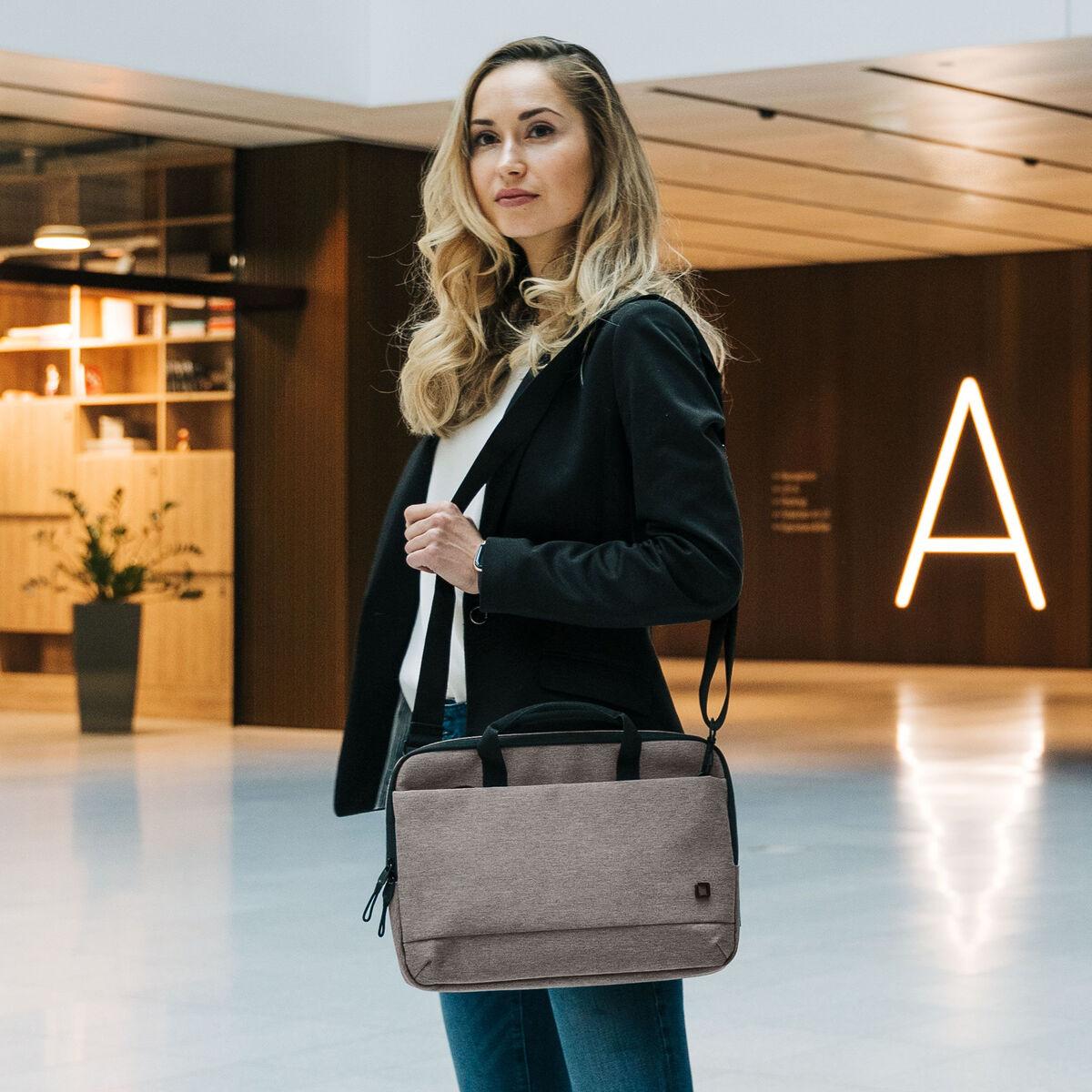 DICOTA Slim Eco MOTION 12 - 13.3 33,8 cm [13.3] Valigetta ventiquattrore Grigio (ECO SLIM CASE MOTION 12-13.3IN - LIGHT GREY)