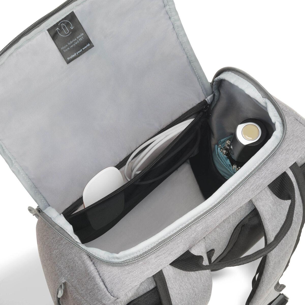 DICOTA Eco MOTION 13 - 15.6 39,6 cm [15.6] Zaino Grigio (ECO BACKPACK MOTION 13-15.6IN - LIGHT GREY)