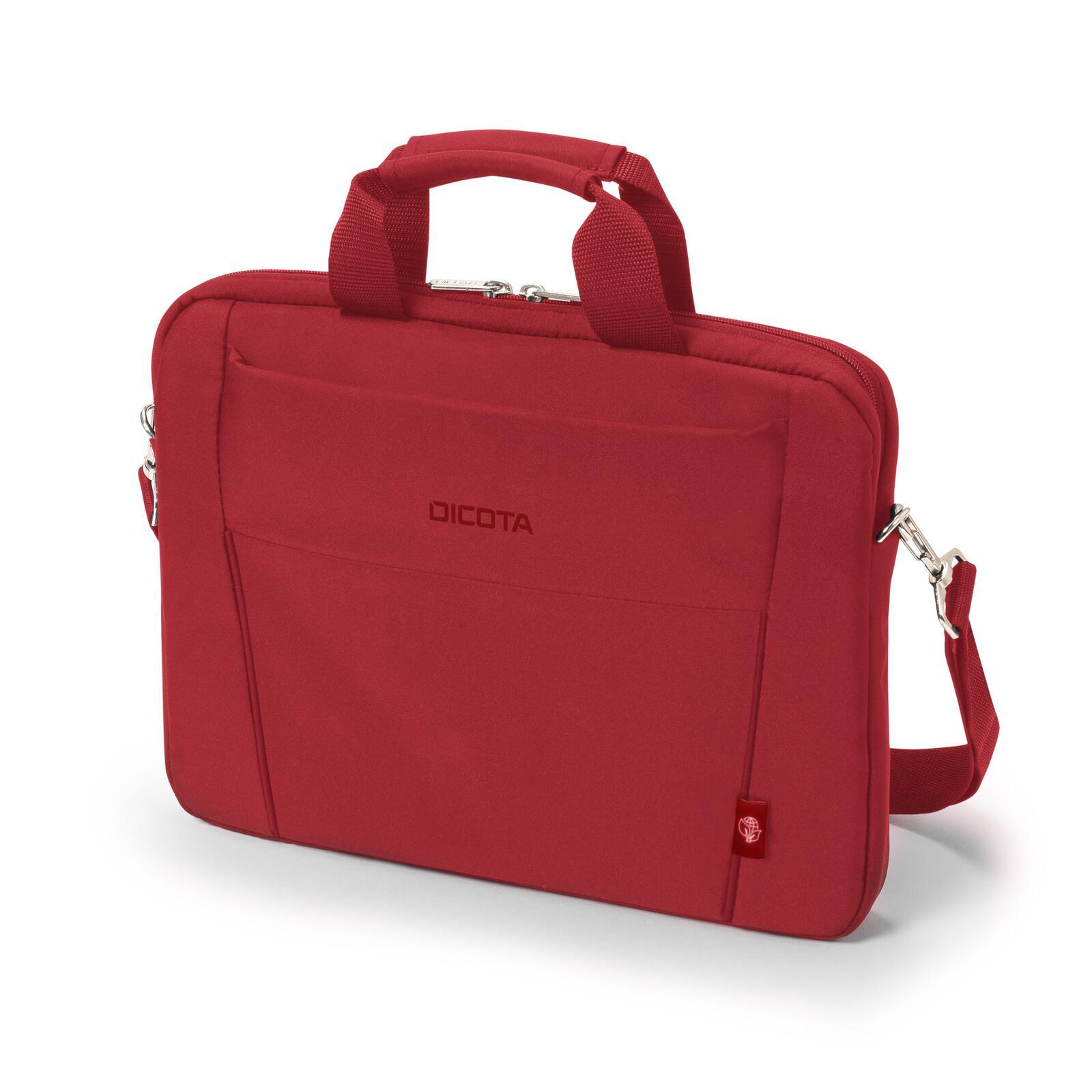 DICOTA Eco Slim Case BASE 358 cm 14.1 Valigetta ventiquattrore Rosso (ECO SLIM CASE BASE 13-14.1 RED - )