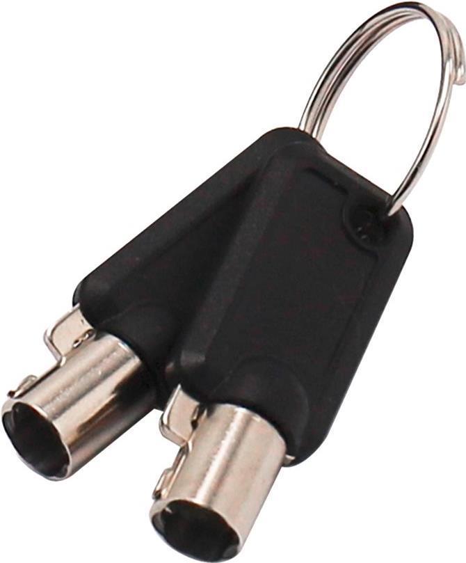Dicota D31832 accessorio per il blocco dei cavi Chiave Nero Argento 1 pezzoi (MASTERKEY FOR SECURITY CABLE - T-LOCK ULTRA SLIM