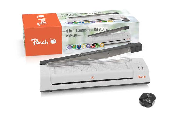 Peach 511057 plastificatrice Laminatrice a freddo/caldo 250 mm/min Bianco