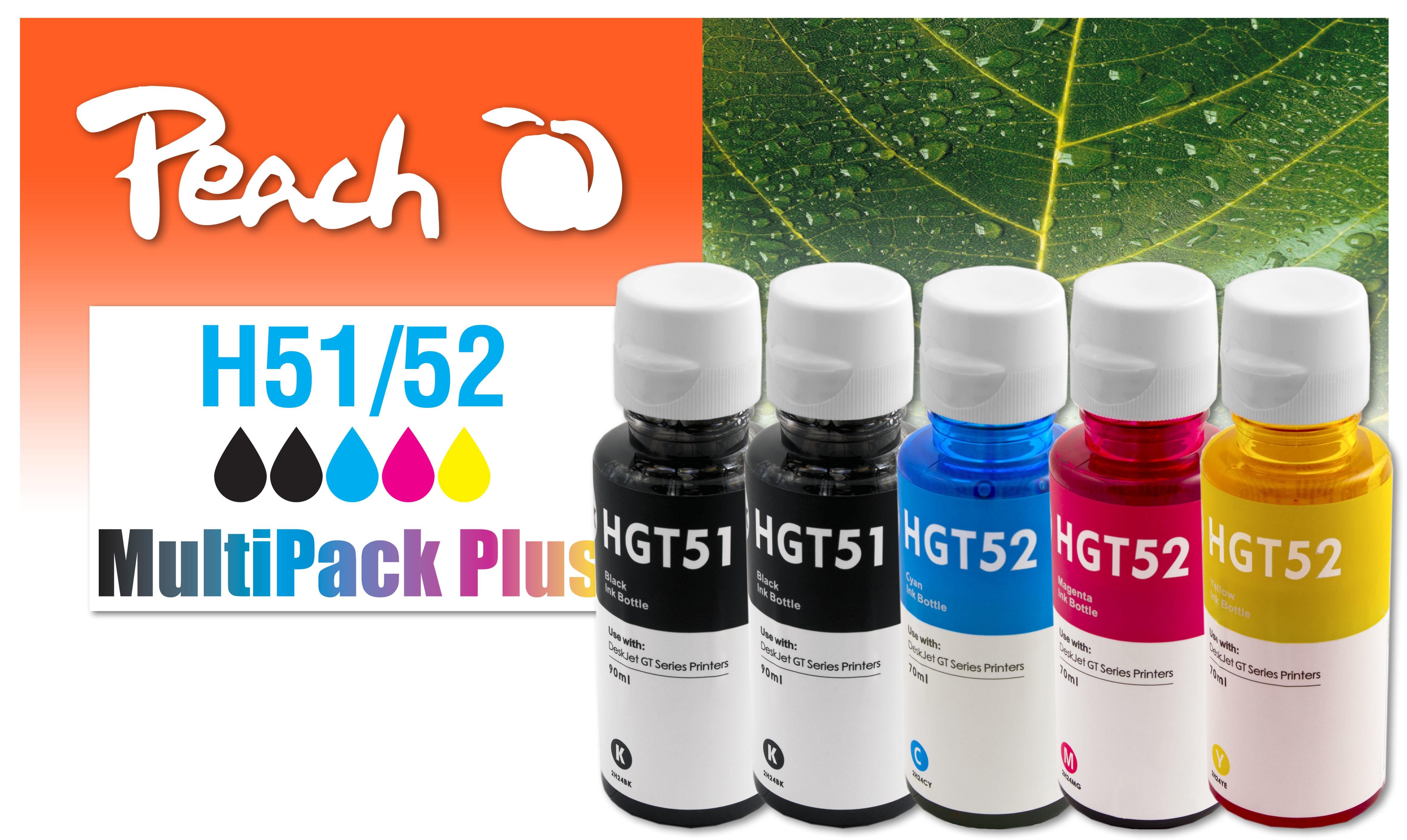 Peach 321285 cartuccia d'inchiostro 5 pz Compatibile Resa standard Nero, Ciano, Magenta, Giallo