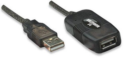 Manhattan 150248 cavo USB 10 m USB 2.0 USB A Nero
