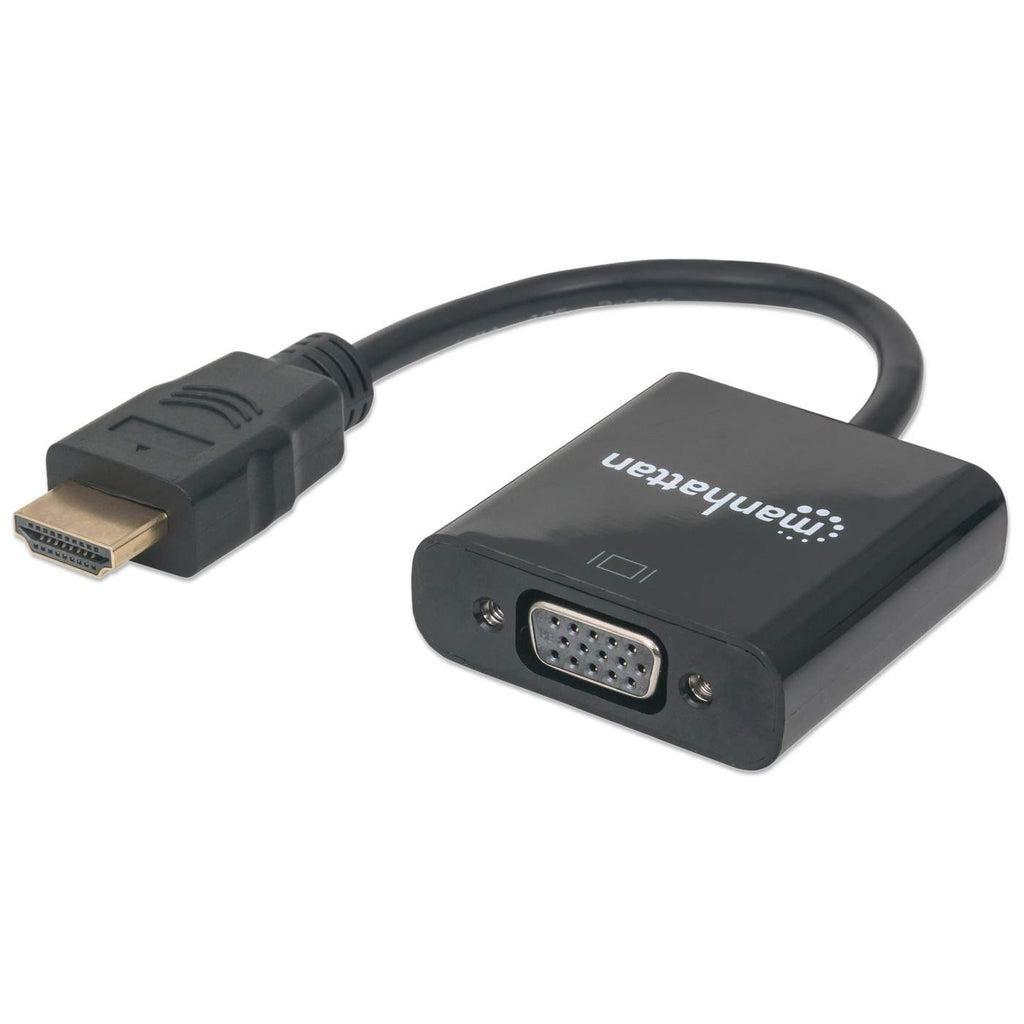 Manhattan 151467 cavo e adattatore video 03 m HDMI tipo A (Standard) VGA (D-Sub) Nero