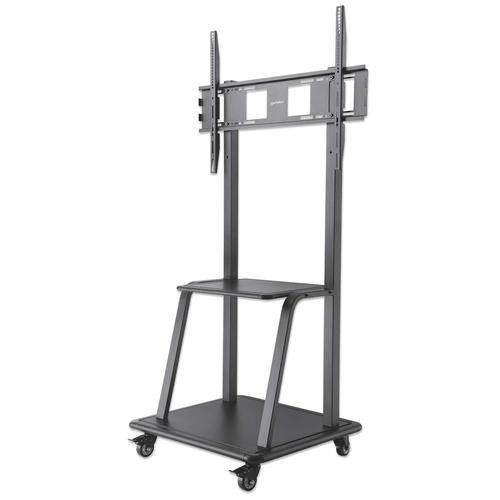 Manhattan 461665 supporto da tavolo per Tv a schermo piatto 254 m (100") Nero Pavimento