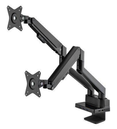 Manhattan 461887 Supporti a parete per TV 81,3 cm (32") Scrivania Nero