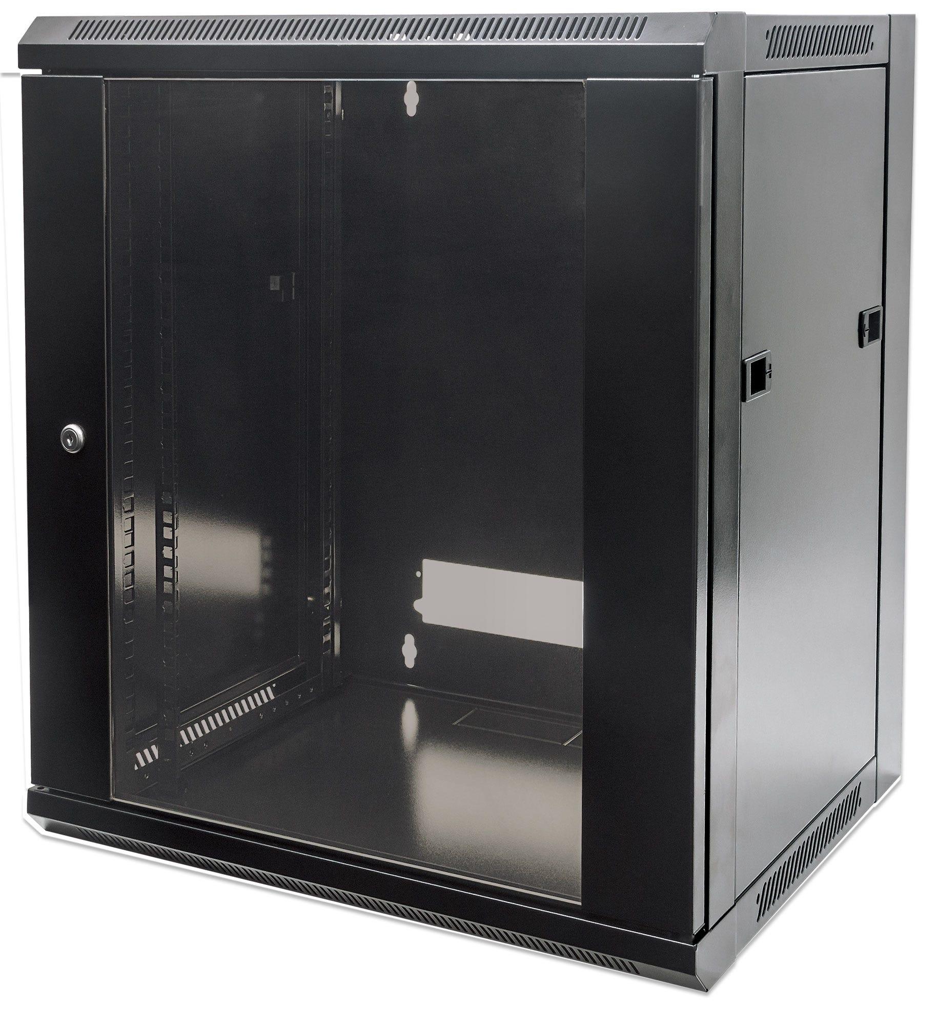 Intellinet 711791 rack 9U Da parete Nero