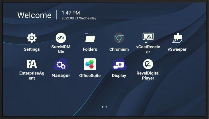 Viewsonic CDE9830 visualizzatore di messaggi 249 m (98") Wi-Fi 500 cd/m 4K Ultra HD Nero Touch screen Processore integrato Andr