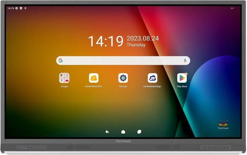 ViewBoard 52serie touchscreen - 65inch - 4K - Android 13.0 - IR 400 nits - 2x20W + sub 20W + array mic - 8/64GB