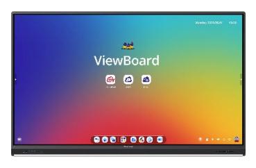 Viewsonic IFP7553 lavagna interattiva 1892 cm (74.5") 3840 x 2160 Pixel Touch screen Nero
