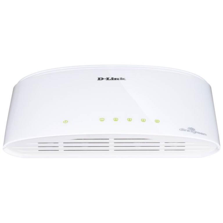 Switch UnManaged - D-Link 5 porte 10/100/1000Mbps - Plastica