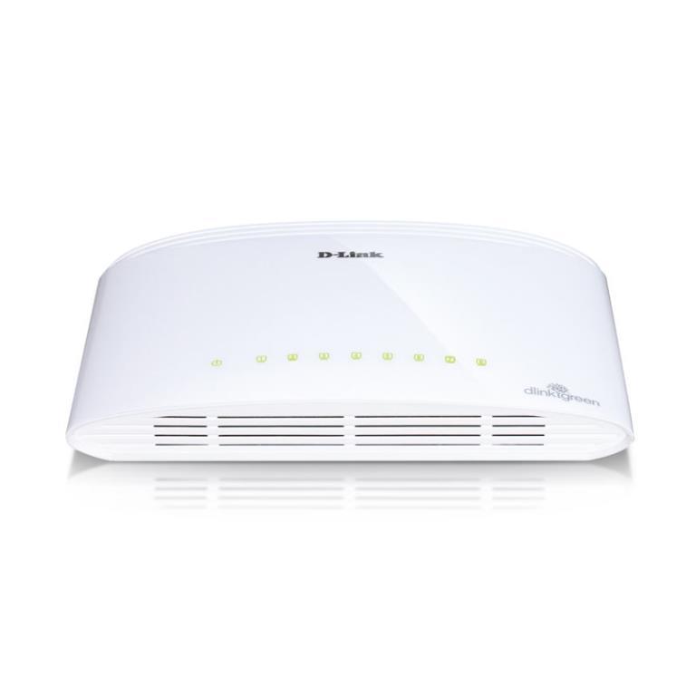 D-Link DGS-1008D/E switch di rete Non gestito Gigabit Ethernet (10/100/1000) Nero