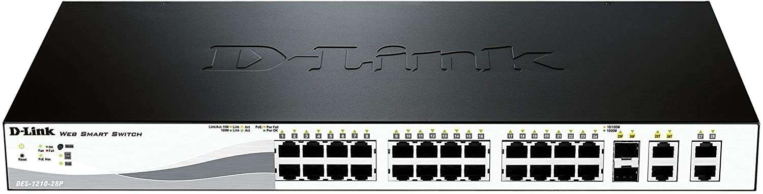 D-Link DES-1210-28P switch di rete Gestito L2 Supporto Power over Ethernet (PoE)
