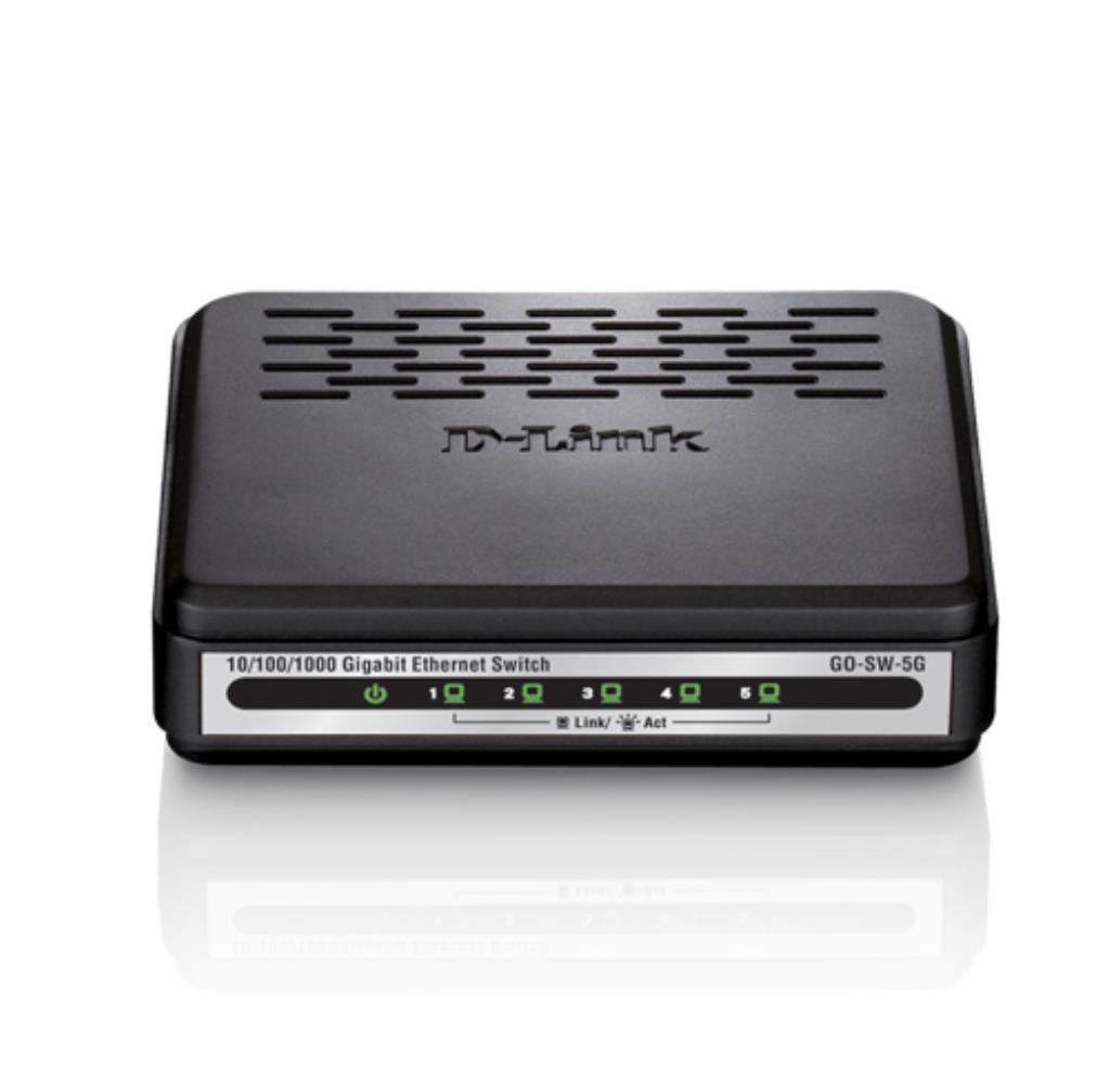 D-Link GO-SW-5G - commutateur - 5 ports - non gr - 5 x 10/100/1000 - Ordinateur de bureau