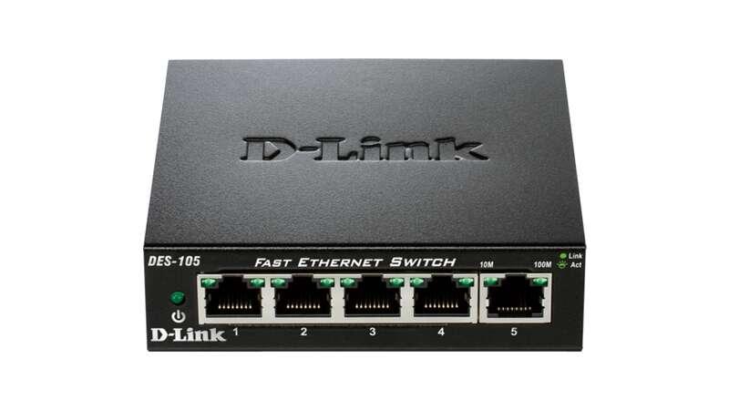 D-Link DES-105 Non gestito L2 Nero