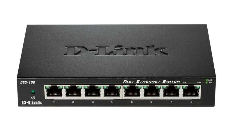 D-Link DES-108 Nero