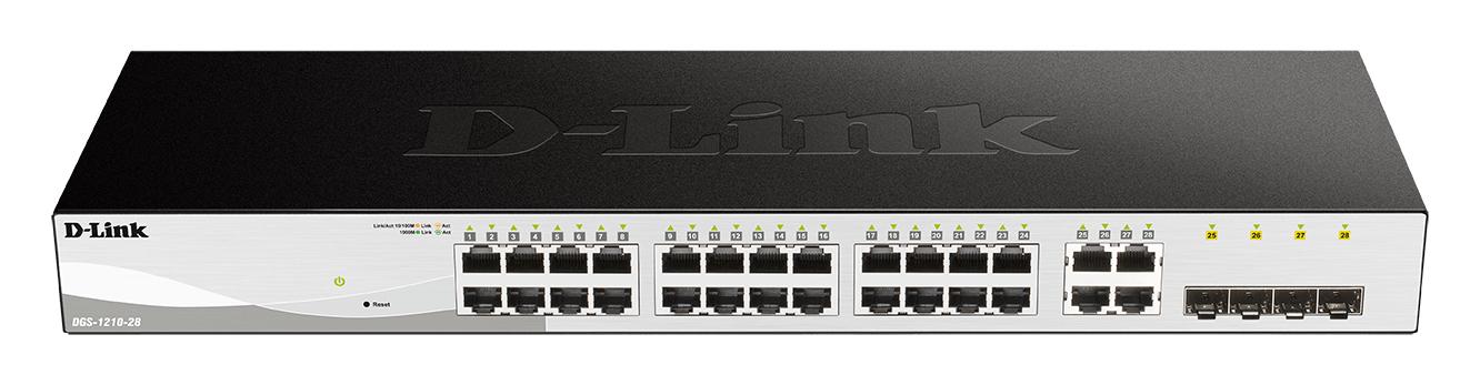 D-Link DGS-1210-28 switch di rete Gestito L2/L2 1U Nero