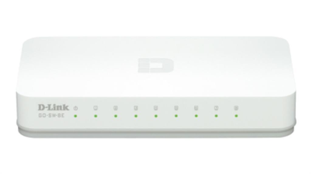 D-Link dlinkgo - Mini switch 8x 10/100Mbps format de bureau - D-link Green