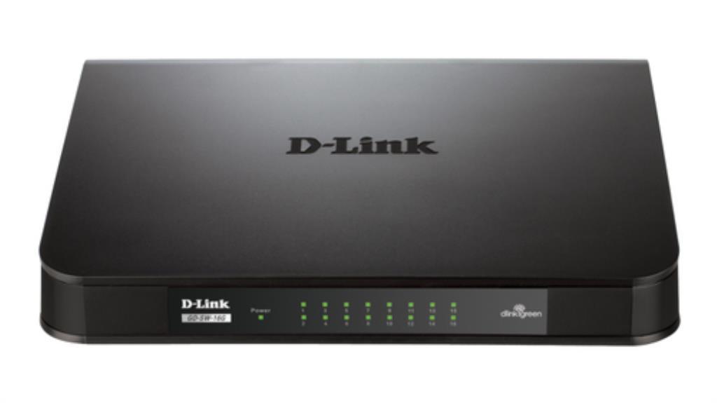 D-Link dlinkgo - Mini switch 16x Gbit Ethernet format bureau - D-link Green
