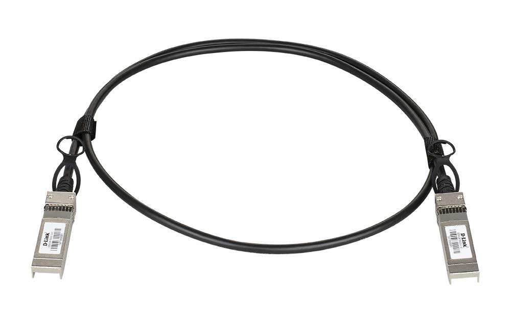D-Link DEM-CB100S28 cavo InfiniBand e in fibra ottica 1 m SFP28 Nero Argento