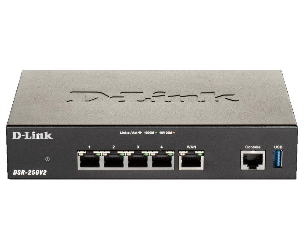 D-Link VPN Router a doppia WAN - 1 porta WAN Gbit - 3 porte LAN Gbit - 1 porta combo LAN/WAN Gbit - Load balance e failover aut