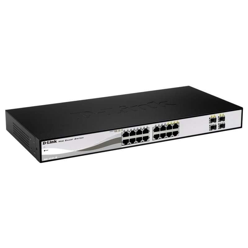 D-Link DGS-1210-16 Gestito L2 Gigabit Ethernet (10/100/1000) Nero