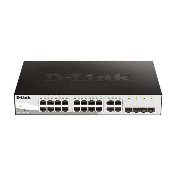 D-Link DGS-1210-24 Gestito L2 Gigabit Ethernet (10/100/1000) 1U Nero