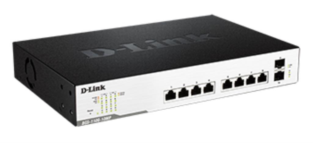 Switch EasySmart 8x PoE/PoE Gigabit & 2x SFP - 130W