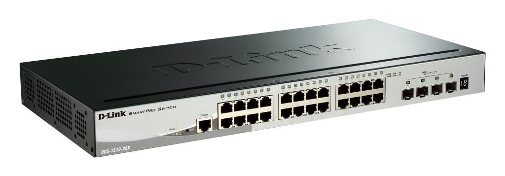 D-Link DGS-1510 Gestito L3 Gigabit Ethernet (10/100/1000) Nero