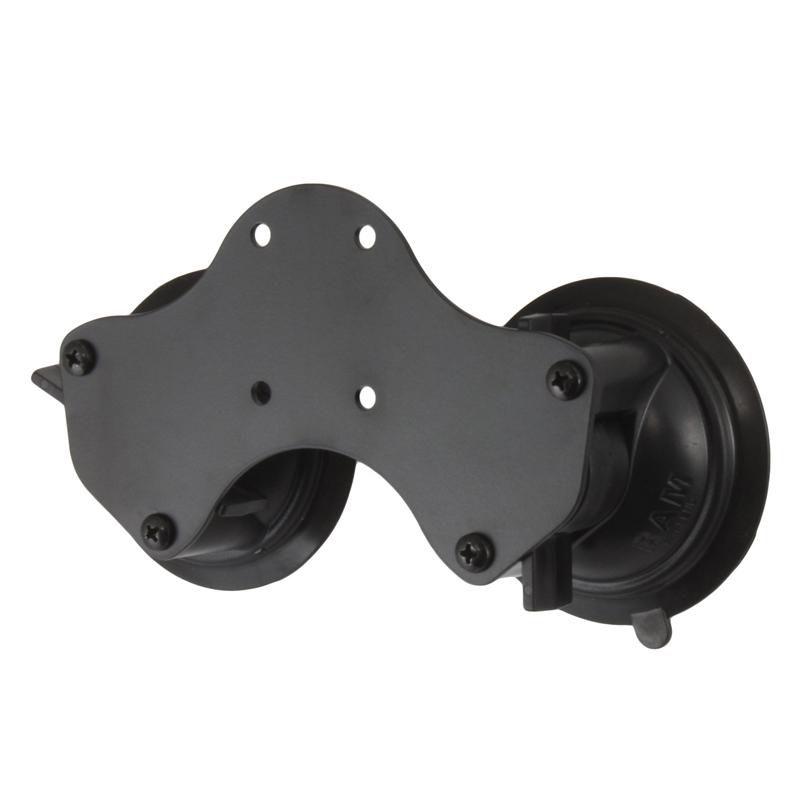 Kit di montaggio RAM MOUNTS con doppia base a ventosa e attacco AMPS