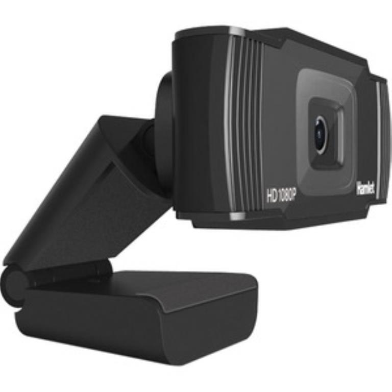 Hamlet HWCAM1080 webcam 2 MP 1920 x 1080 Pixel USB 2.0 Nero (WEBCAM USB FULL HD 1080P + MIC - SUPPORTO PER LCD - MAC E WINDOWS)