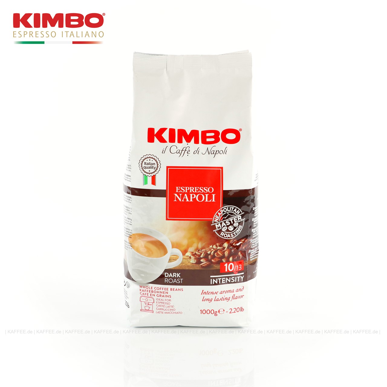 Kimbo - CaffÃƒÂ¨ Espresso Napoli in grani interi 1kg