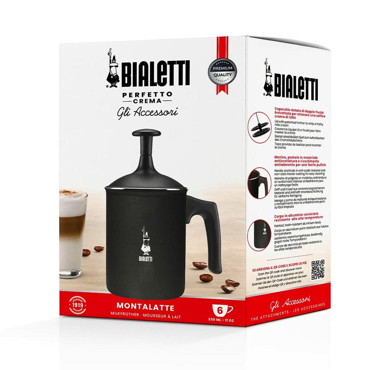 Bialetti Tutto Crema 6 tazze, montalatte manuale