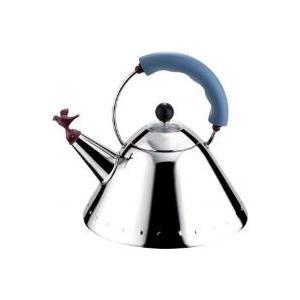 Bollitore Alessi in acciaio inox blu