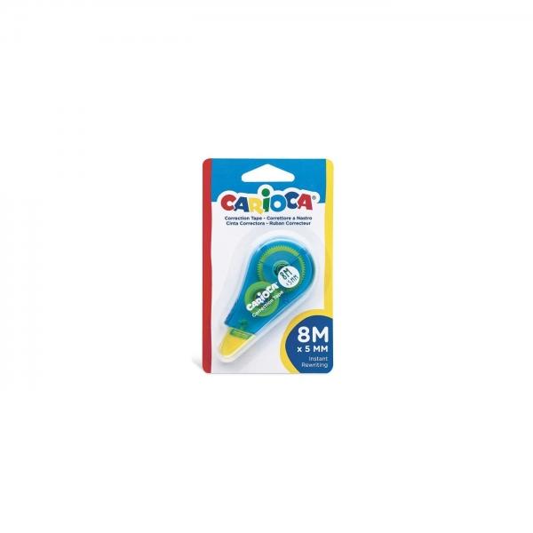CARIOCA NAST CORRETTOR 8MX5MM - Ideale per qualsiasi tipo di carta - colore bianco