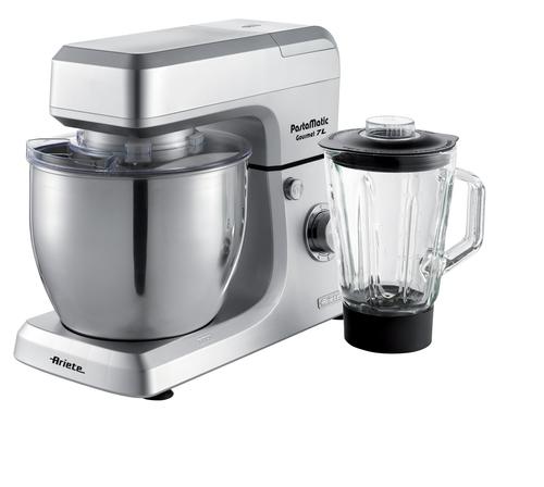 Ariete 1598 Gourmet Professional 7L Metal Planetaria Multifunzione 1200 Watt (2100 Watt locked motor) Accessori inclusi Silver