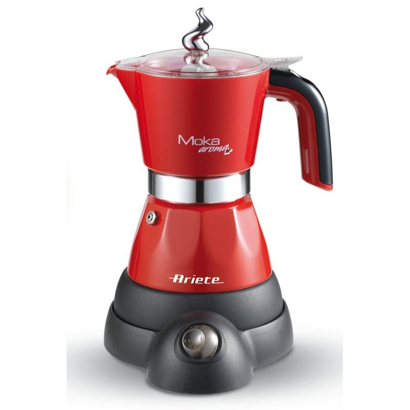Moka Pot Electric Ariete Mokina 1358/16 (400 W di colore rosso)