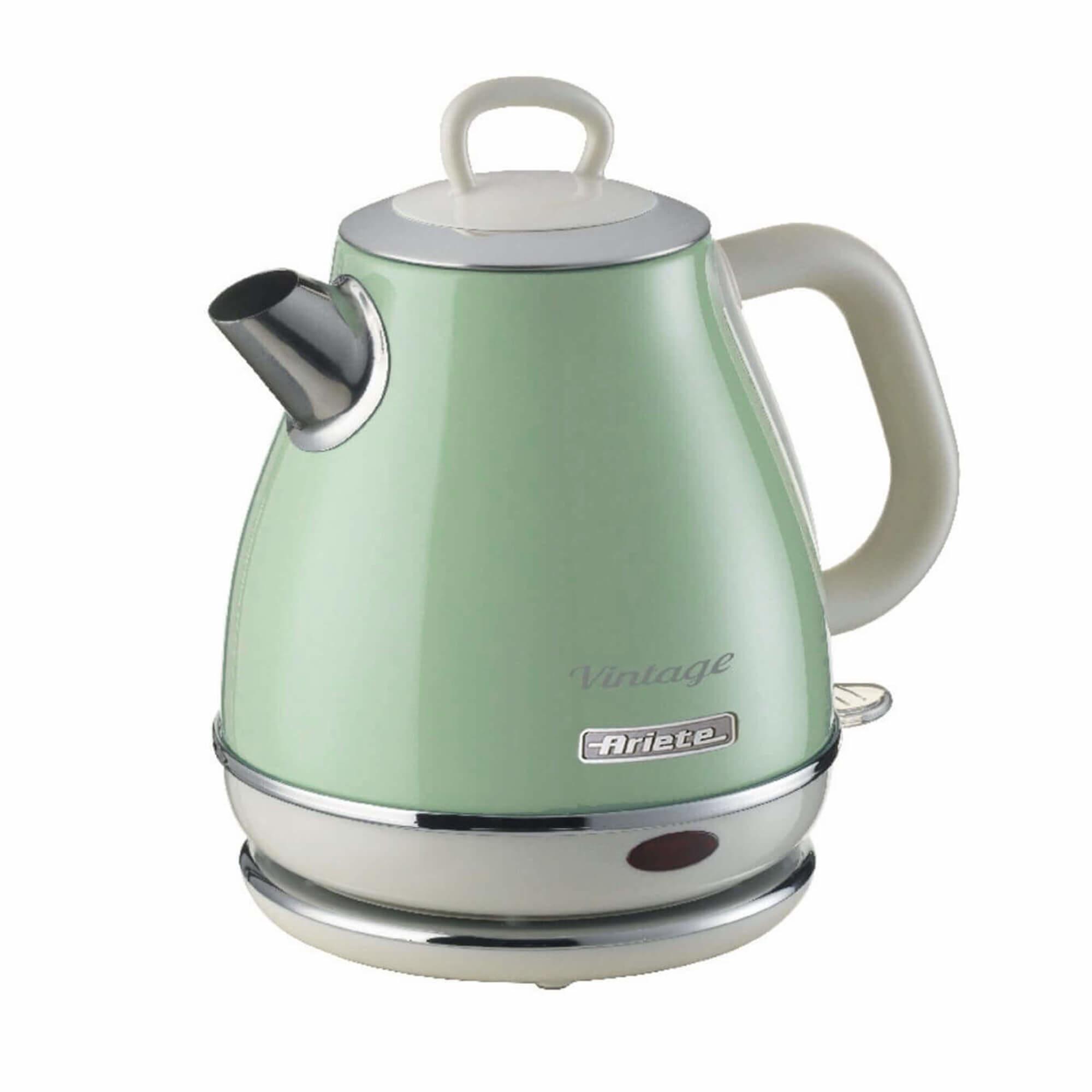 Ariete 2868 Bollitore Elettrico Vintage 1 Litro - Infusi, TÃƒÂ¨ e Tisane - Autospegnimento - Acciaio Inox - 1 Litro - 1600