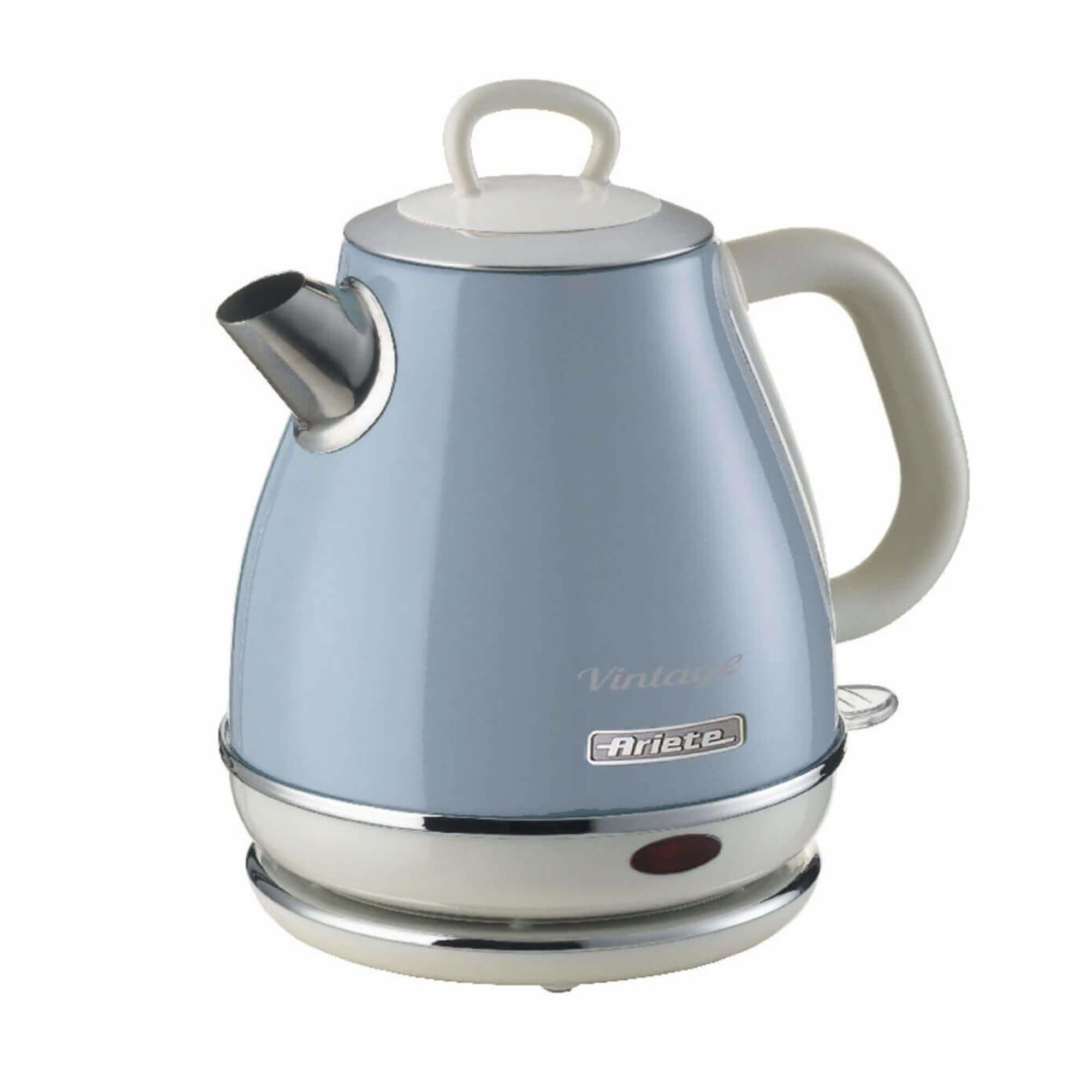 Ariete 2868 Bollitore Elettrico Vintage 1 Litro - Infusi, TÃƒÂ¨ e Tisane - Autospegnimento - Acciaio Inox - 1 Litro - 1600