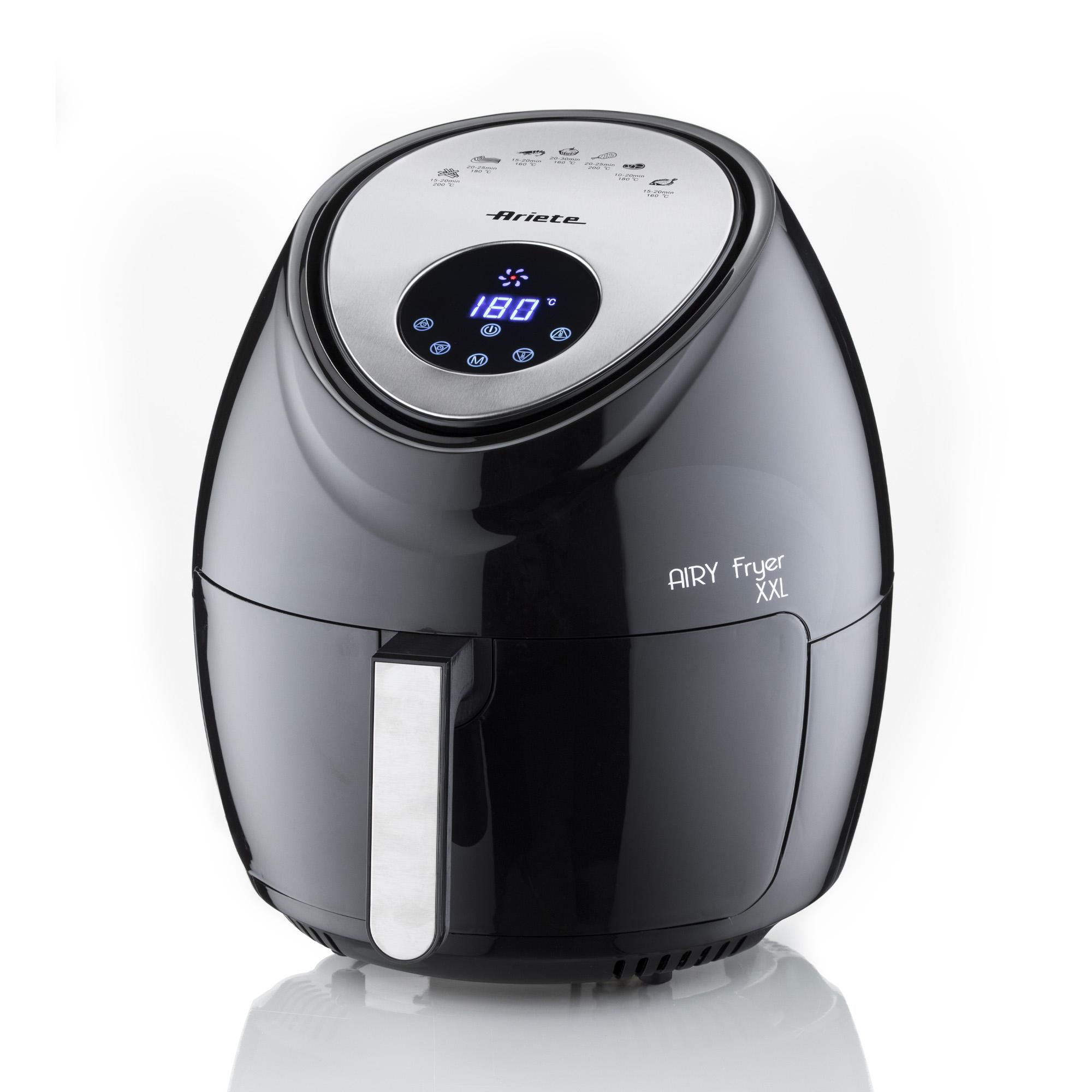 Ariete 4618 Airy Fryer XXL - Friggitrice ad Aria - Frigge 2,5 kg di Patatine Fritte - 7 Litri - Cottura Senza Olio e Grassi - 1
