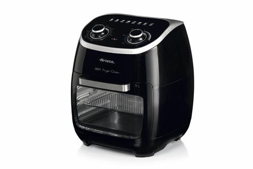 Ariete 4619, Airy Fryer Oven, Friggitrice ad Aria Forno Elettrico, Frigge senza olio e grassi, 2000 Watt, 11 Litri, Temperatura