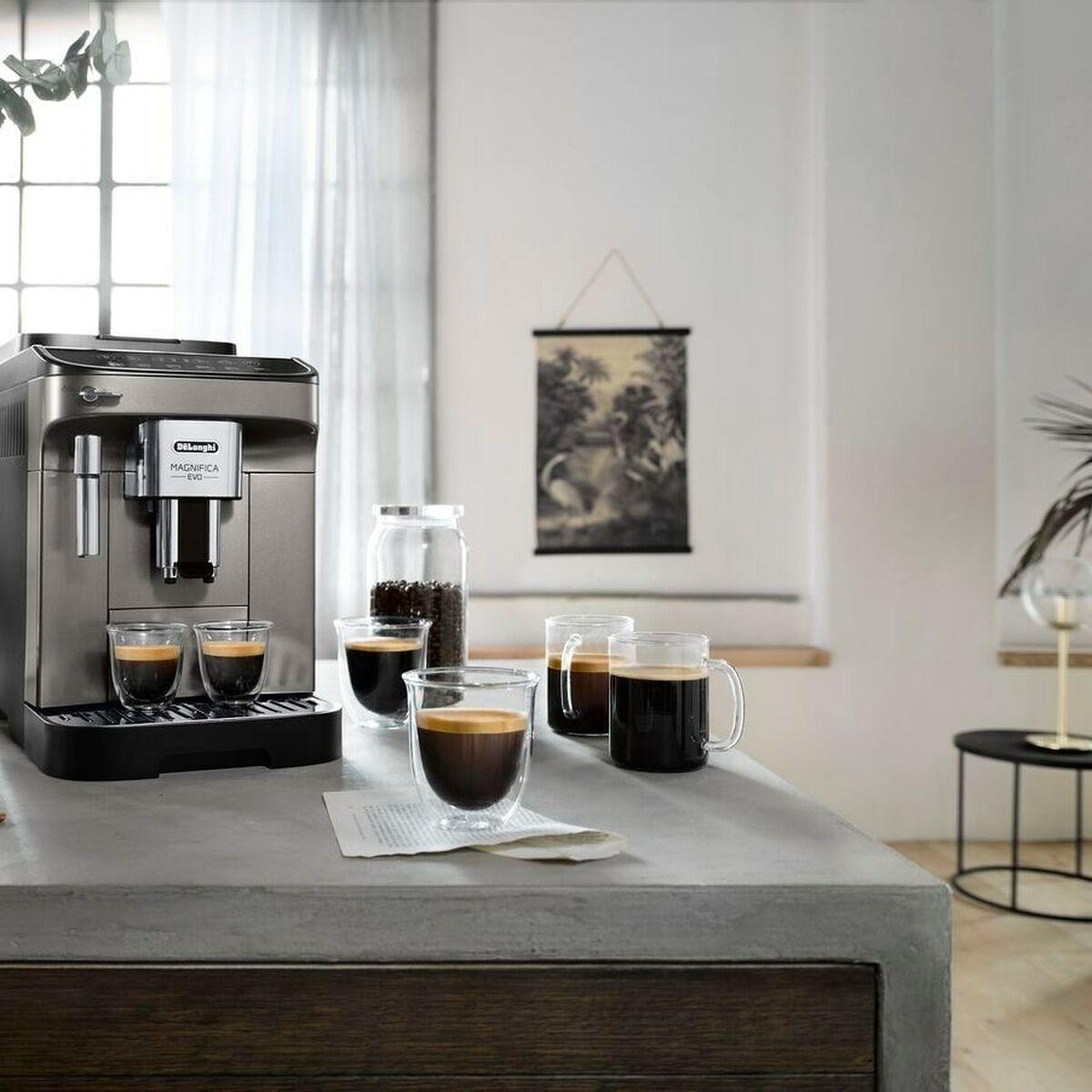 Caffettiera superautomatica DeLonghi ECAM 290.42.TB Nero Titanio 1450 W 15 bar 250 g 2 Tazze 1,8 L