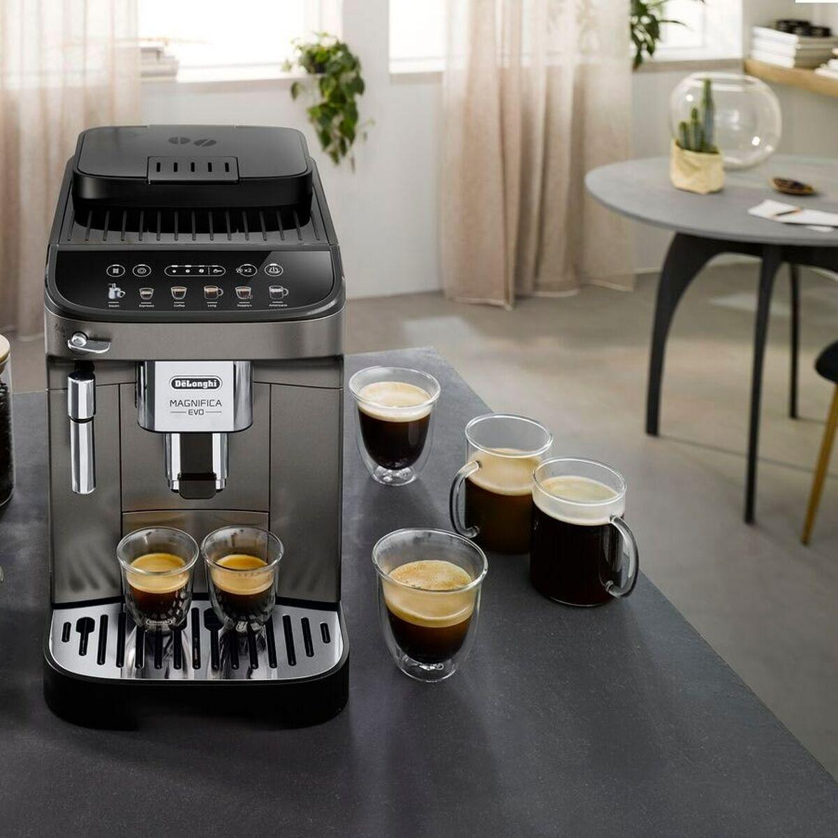 Caffettiera superautomatica DeLonghi ECAM 290.42.TB Nero Titanio 1450 W 15 bar 250 g 2 Tazze 1,8 L