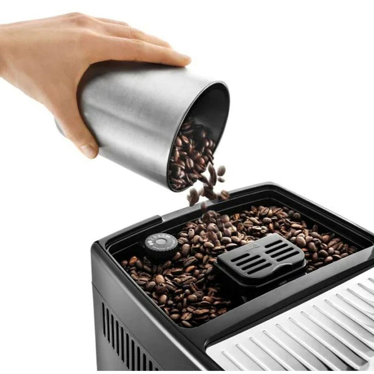 Leistung 1450W 15bar System Gemahlener Kaffee Kaffeebohnen Extras doppelter hhenverstellbarer Getrnkeauslauf 2-Tassen-Funktio