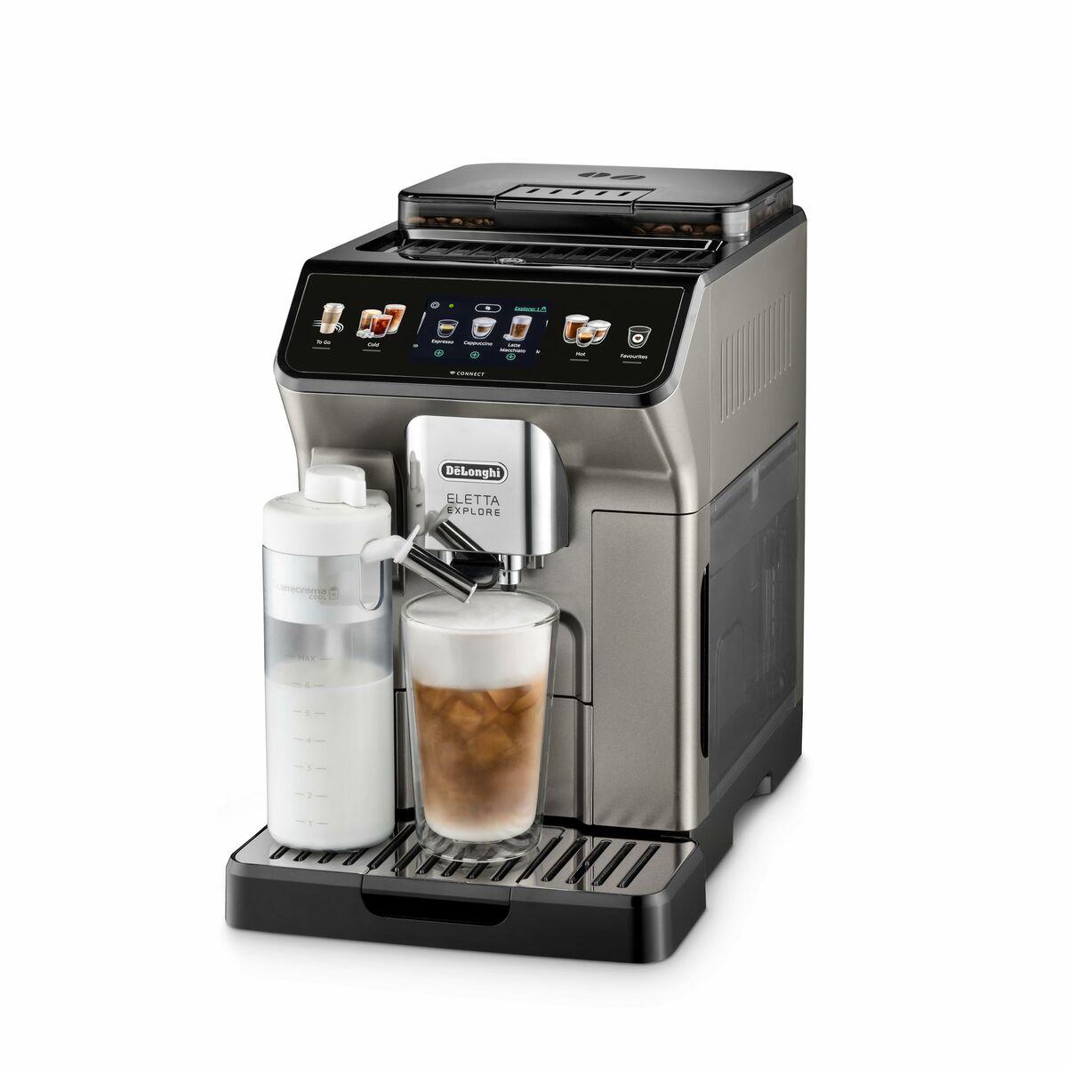 Leistung 1450W 19bar Extras Touch-Bedienung hhenverstellbarer Getrnkeauslauf Abschaltautomatik abnehmbarer Wassertank Wasserfi