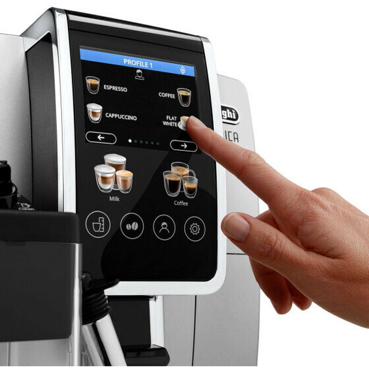 Macchina da caffÃƒÂ¨ DeLonghi ECAM 380 85 SB Delonghi85 Delonghi 85 Dinamica Plus argento nero (ECAM 380.85.SB)
