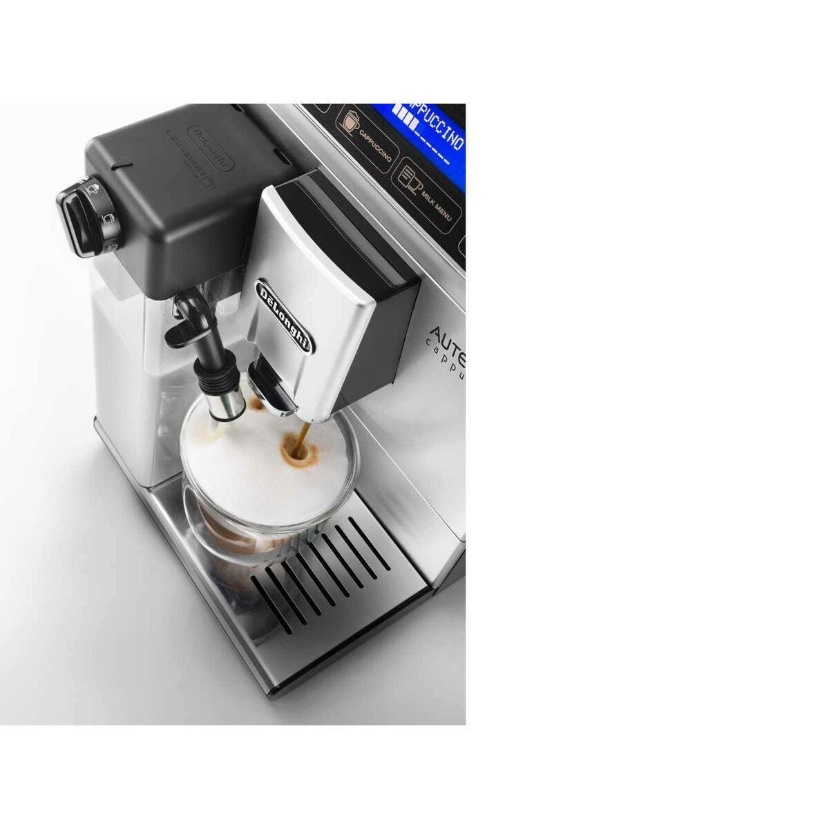 Leistung 1450W 15bar System Kegelmahlwerk Extras abnehmbarer Wassertank (13L) abnehmbarer Milchbehlter