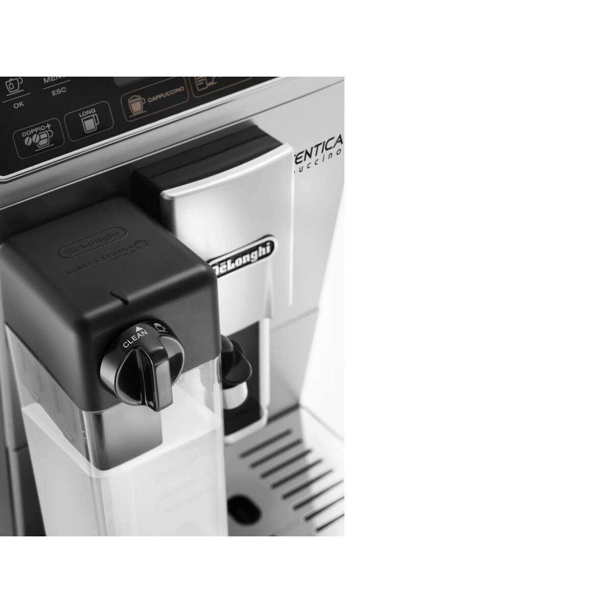Leistung 1450W 15bar System Kegelmahlwerk Extras abnehmbarer Wassertank (13L) abnehmbarer Milchbehlter