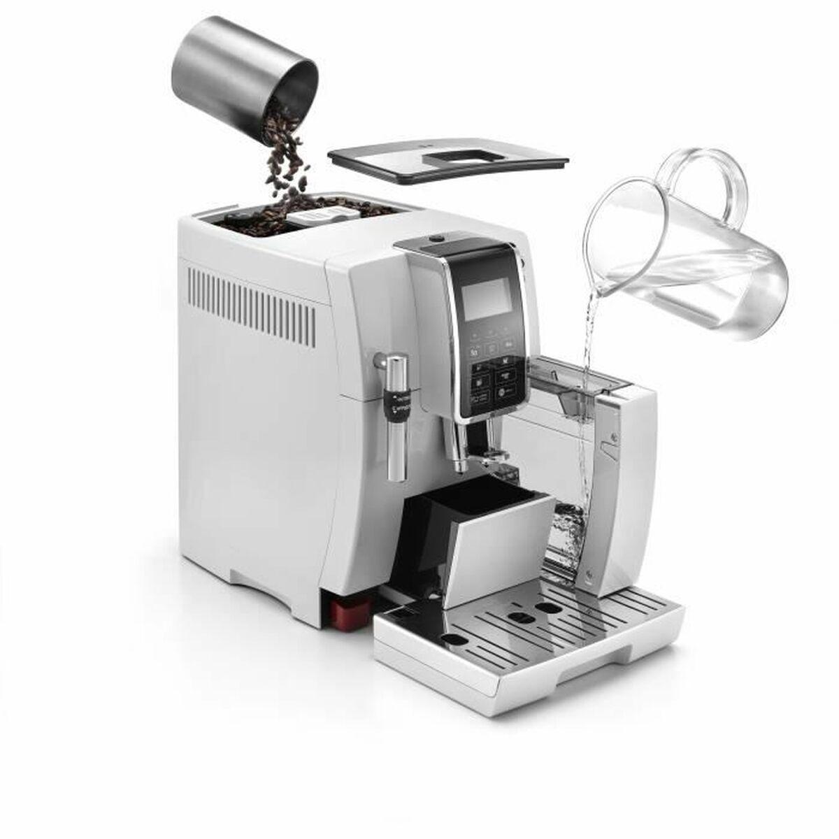 Leistung 1450W 15bar Extras abnehmbarer Wassertank (18L) Bohnenbehlter (300g) Vorbrhsystem Dampfdse Aufschumhilfe doppelter hh